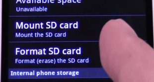 how to format sd card