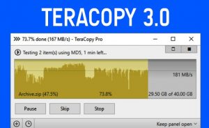 fast copy paste with teracopy