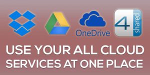 use all free cloud storage together